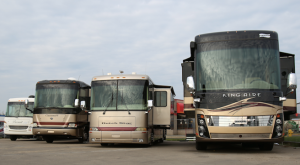 Group of RV's in Calgary